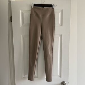 Dynamite faux leather leggings, small